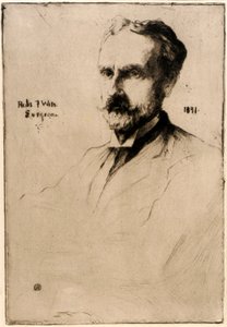 Dr. Robert F. Weir portréja alkotó: J. Alden Weir