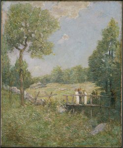 A horgásztársaság alkotó: J. Alden Weir