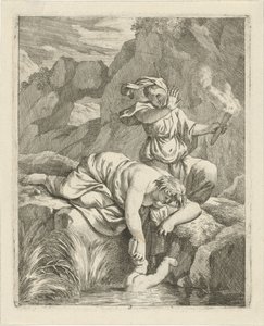 Thetis elmeríti Achilleust a Styxben Jelenetek Akhilleusz életéből (sorozat címe) Vitam et mortem achilli (sorozat címe) alkotó: J. Alexander Janssens