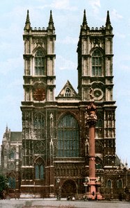 Westminster Abbey, London, XX. század eleje.