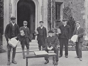 Hallaton Hare Pite Fesztivál, a vikárius és a küldöttség alkotó: J. Benjamin Stone