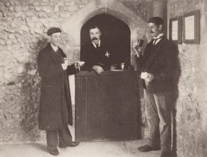 A Szent Kereszt Kórházban, Winchester (fekete-fehér fotó) alkotó: J. Benjamin Stone