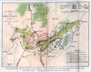 Waterloo-i csata, 1815-1816. alkotó: J Booth