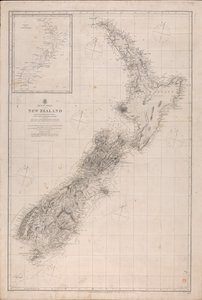 Új-Zéland térképe