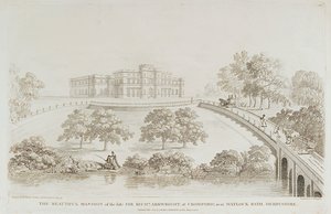 Willersley kastély, Cromford, Derbyshire, 1805 alkotó: J Cartwright