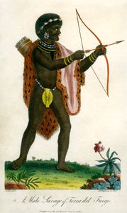 A Terra del Fuego-i férfi vad, 1795.