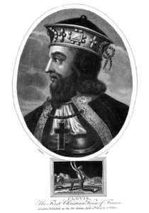 Clovis, a frankok első keresztény királya, 1806.