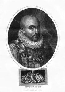 Michel Eyquem de Montaigne francia író, 1817. alkotó: J. Chapman