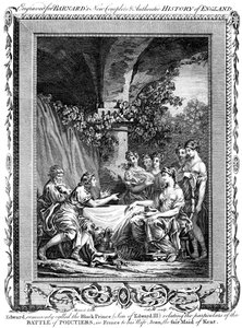 Edward, a Fekete Herceg a 19. századi poictiers-i csata részleteiről mesél.