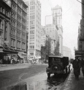Broadway és a Times Building, New York City, USA, XX. század