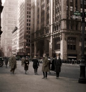 Lower Broadway, New York City, USA, XX. század