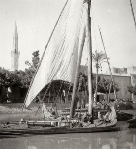 A Mahmoudiya-csatornán, Alexandria, Egyiptom, XX. század