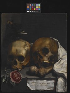 Vanitas csendélet alkotó: J Falk