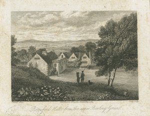 Dovedale - Beresford Hall: acélmetszet, nd [1815] (nyomtatás)
