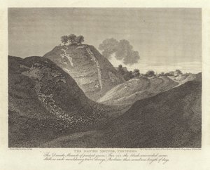 Robert Bloomfield, költő: A dán halmok, Thetford (metszet)