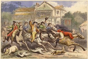 John Gilpin híres lovaglása (chromolitho)