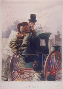 Hansom taxisofőr, London, 1854