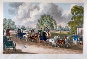 „The Four-in-Hand Club, Hyde Park”, London, 1838.