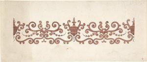 Paneldekorációs terv, 1828-40. alkotó: J Hulme