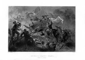 A Zouaves vádja, Roanoke Island elfoglalása, Észak-Karolina, 1862-1867.