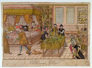 II. Henrik (1519-59) halála 1559. július 10 alkotó: J. J. and Tortorel, J. Perrissin