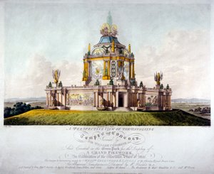 Concord temploma, Green Park, Westminster, London, 1814 alkotó: J Jeakes
