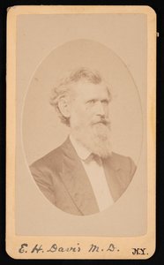 Edwin Hamilton Davis portréja 1811-1888, 1888 előtt. alkotó: J Kraft