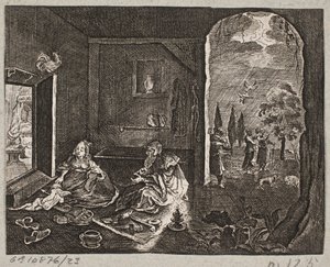 Illusztráció: Adam Olearius: „Perzsa Rosenthal, Schich Saadi zseniális költő […]”, Schleswig 1660