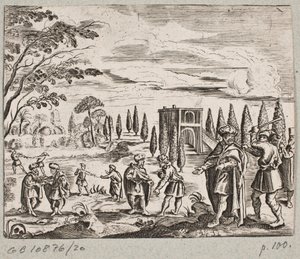 Illusztráció: Adam Olearius: „Perzsa Rosenthal, Schich Saadi zseniális költő […]”, Schleswig 1660