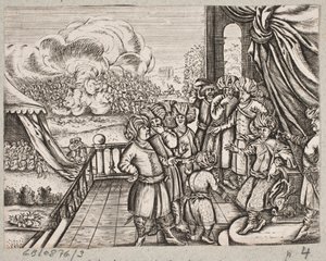 Illusztráció: Adam Olearius: „Perzsa Rosenthal, Schich Saadi zseniális költő […]”, Schleswig 1660