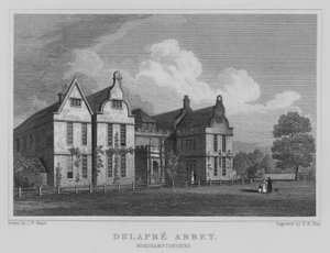 Delapre Abbey, Northamptonshire (metszet)