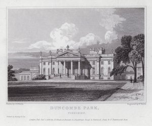 Duncombe Park, Yorkshire (metszet) alkotó: John Preston Neale