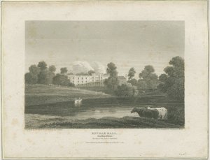 Enville Hall: metszet, nd [c 1814] (nyomtatás) alkotó: John Preston Neale