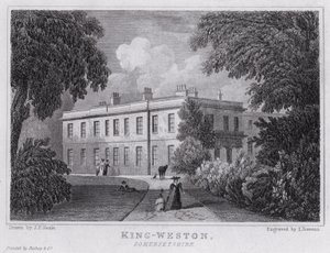 King-Weston, Somersetshire (metszet) alkotó: John Preston Neale