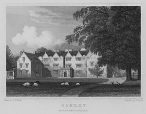 Oakley, Northamptonshire (metszet) alkotó: John Preston Neale