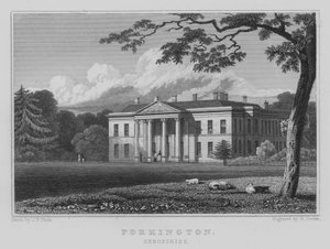 Porkington, Shropshire (metszet) alkotó: John Preston Neale