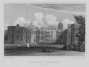Temple Newsam, Yorkshire (metszet) alkotó: John Preston Neale