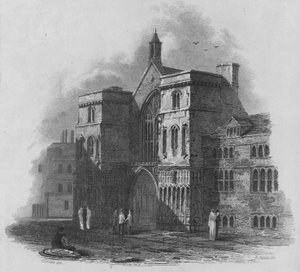 Westminster Hall (metszet) alkotó: John Preston Neale
