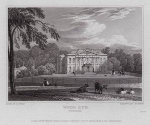 Wood End, Yorkshire (metszet) alkotó: John Preston Neale