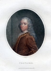 Francois Marie Arouet Voltaire, 18. századi francia író és szatirikus, 1828.