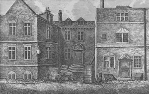 Monteagle ház, a St. Saviors Church közelében, Southwark, 1808, 1912