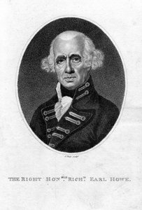 Richard Howe 1726-1799, Howe 1. gróf, angol admirális, XIX.