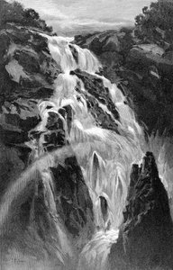 A Barron-vízesés Cairns közelében, Queensland, Ausztrália, 1886.