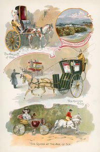 Az 1837-es Hansom és a mai Hansom alkotó: J. R. Sinclair