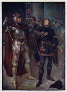 Archibald, Angus grófja letartóztatja Robert Cochrane építészt, III. Jakab skót király kedvencét, és leveszi a nyakáról az aranyláncot, 1482