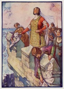 Fekete Ágnes, Dunbar és March grófnője Dunbar várának angolok általi ostrománál, 1338