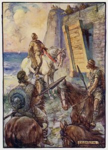 Látod azt a kis vitorlát a tengerre? Ott van Macduff alkotó: J. R. Skelton
