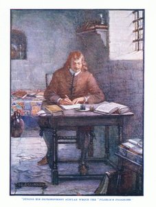 Bebörtönzése alatt Bunyan megírta a The Pilgrims Progress című könyvet, az English Literature pub. by T C & EC Jack, 1920 körül