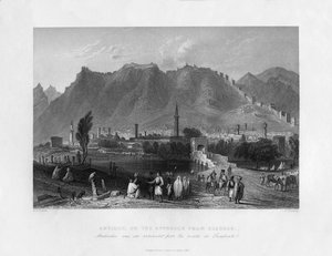 Antiochia, a törökországi Suadeah felé közeledve, 1841.