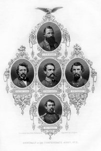 A Konföderációs Hadsereg tábornokai, 1862-1867.